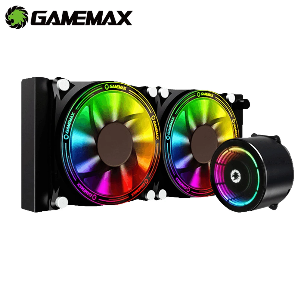Кулер для процессора GameMax RGB все в одном жидкий Водяной кулер Intel LGA 2066 2011 V3 115X 775 AMD