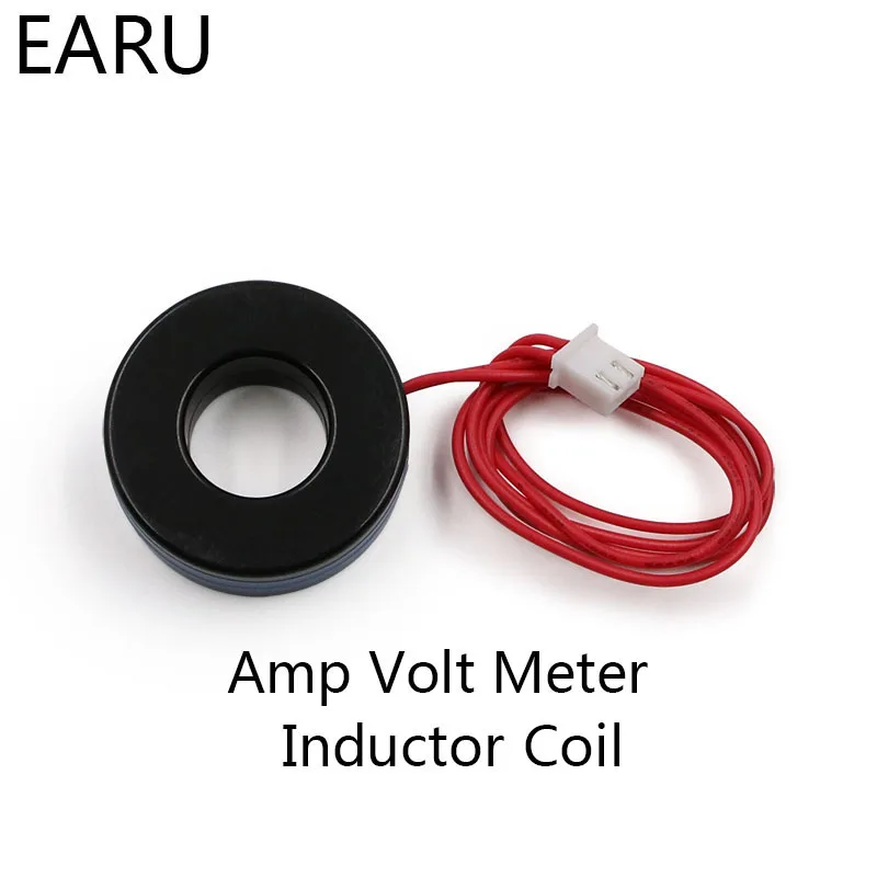 Фиолетовый Mini Digital Voltmeter Ammeter 22mm AC 20-380V 0-100A Amp Volt Voltage Tester Meter Dual LED Indicator Pilot Lamp Light Display - Цвет: Фиолетовый