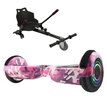 

iScooter 6.5 inch Electric Hoverboard +Hovercart Two Wheel Self Balance Electric Scooter Skateboard