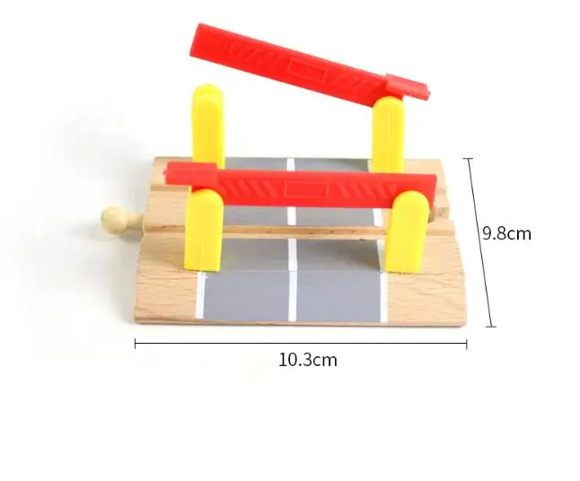 15 Styles Wooden Train Track Railway Bridge Accessories Variety Train With Compatible Kids Assembly Toys Tunnel Cross Bridge - Цвет: Multicolor