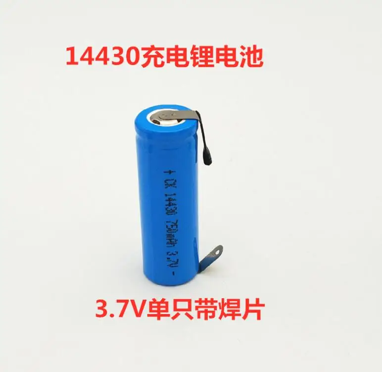 750mAh 3.7V 14430 akumulator litowo jonowy 4/5AA baterie litowo jonowe ...