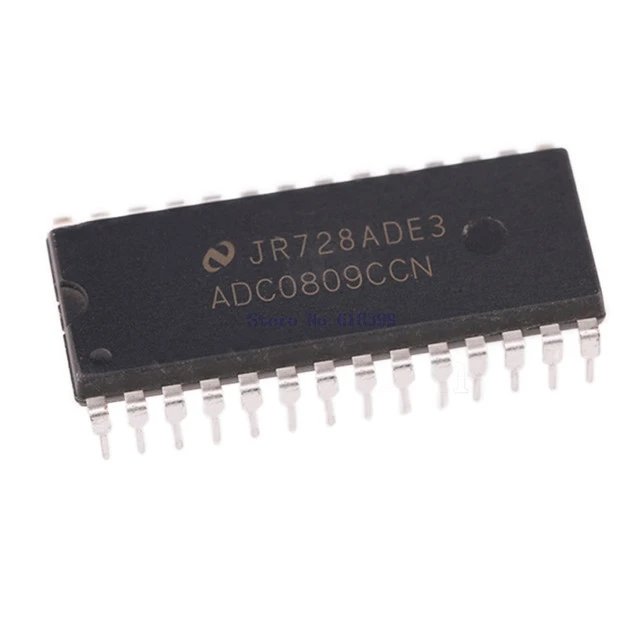 

Adc0809 Octal Channel Single Adc Sar 10ksps 8-bit Parallel 28-pin Pdip Adc0809ccn
