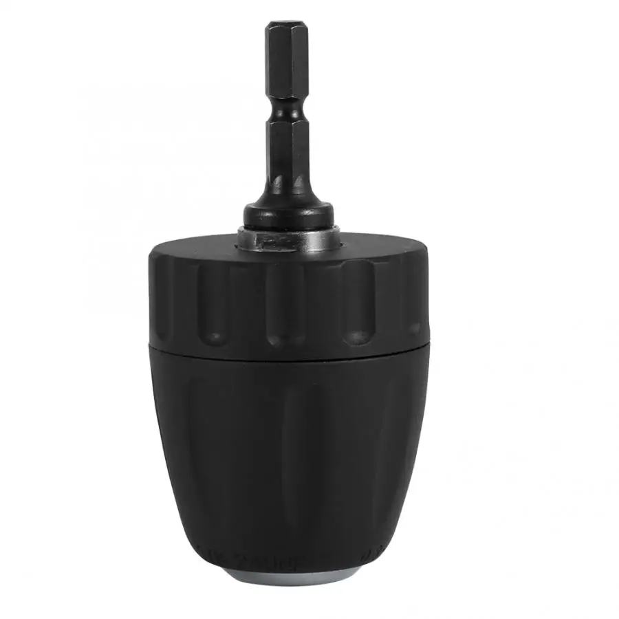 Herramienta de conversión de portabrocas sin llave, 0,8-10mm, adaptador de 3/8 -24UNF con vástago hexagonal de 1/4 pulgadas, vástago hexagonal rápido