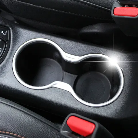 Jeep Compass 2017 - 2020 ABS Water Cup Bottle Frame Holder Organizer Car Interior Glass Shelf Container Accessories