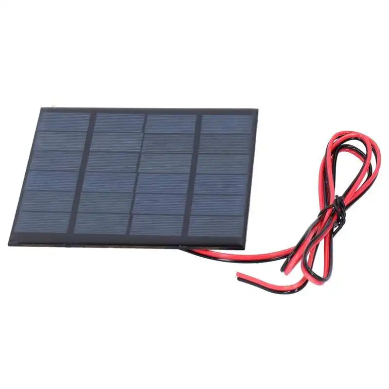 Painel de Epóxi do Módulo de Energia Carregador de Painel Solar com Cabo de 100cm Pces Mini Acessórios Eletrônicos dc 6v 2w Solar 2