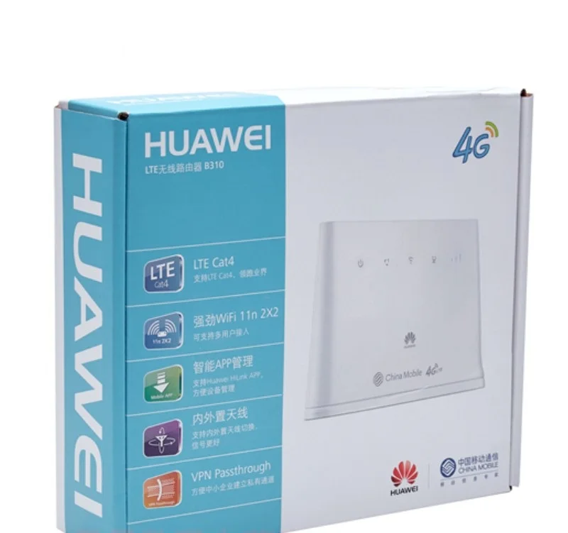 Original 150Mbps Huawei B311 B311AS-853 4G LTE CEP WiFi Network Router With VPN Function