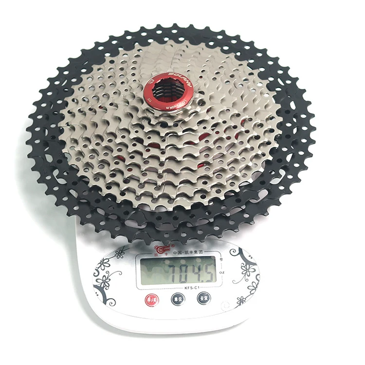 Bolany 11 скоростная кассета MTB 11V 11-50T 11-52T набор звездочек со встроенной трещоткой для горного велосипеда широкого соотношения Сверхлегкий 704g Велосипед маховик совместимый
