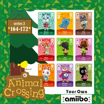 

164-172 Animal Crossing Stickers Amiibo Amibo Card Nfc Ntag215 for NS Games Series 1& Series 2