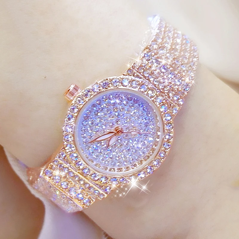 

Montre Femme 2020 Women Watch Famous Luxury Brands Diamond Ladies Wrist Watches Female Small Wristwatch Rose Gold Watch Women