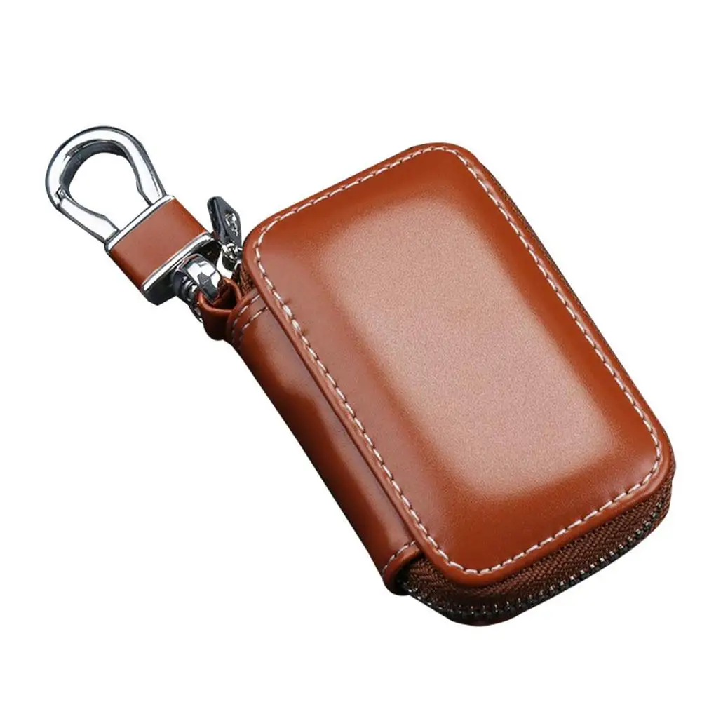 PU Leather Chain Car Key Wallets Men Women Holder Housekeeper Organizer  Zipper Case General Models - AliExpress