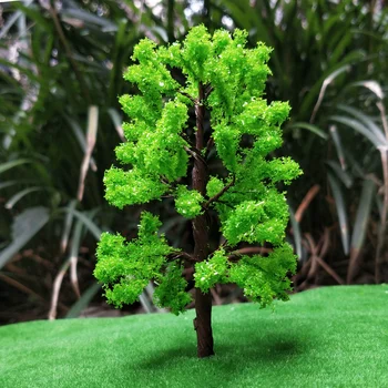 

1/87 model tree 8cm/10cm/15cm/18cm Building sand table model, diy, hand-made materials miniature model building