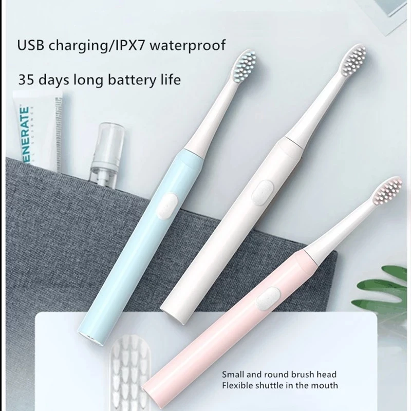 sonic electric toothbrush t10 teeth Waterproof Automatic for ultrasonic u tooth brush 2 heads USB Rechargeable travel whitening sonic electric toothbrush t10 teeth Waterproof Automatic for ultrasonic u tooth brush 2 heads USB Rechargeable travel whitening