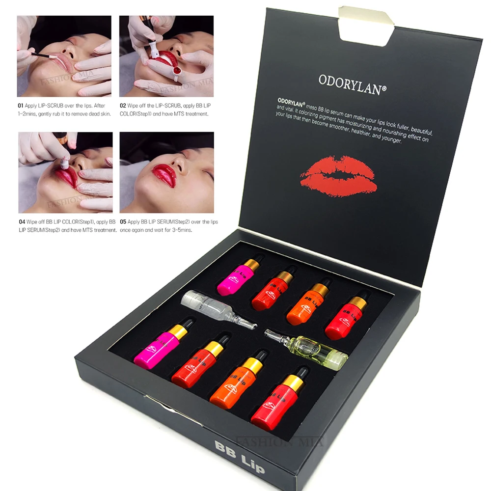 BB Lip Cream Glow Permanent Makeup Lip Ampoule Serum Essence Lip
