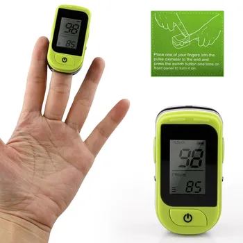 

Portable Blood Oximeter Finger Pulse Oximeter SPO2 PR Meter Oxygen Saturation Monitor Heart Rate Detector Health Care Tool