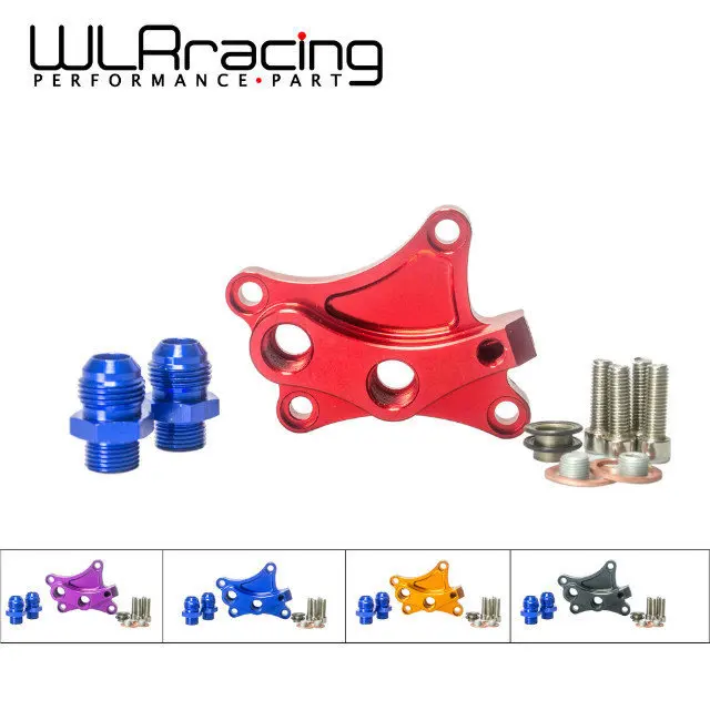 WLR Масляный Блок адаптер для Nissan S13 S14 S15 SR20DET масляный сэндвич WLR6731|Подача и