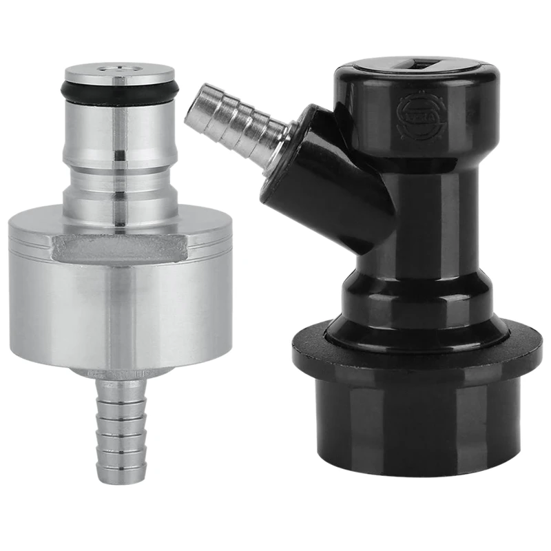 

IALJ Top 6 X 3Cm Beer Faucet Beer Barrel Plastic Faucet Stainless Carbonation Cap Carbonator with Liquid Ball Lock