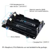 UPS con RTC & coulómetro Dispositivo de fuente de alimentación extendido dos puertos USB para Raspberry Pi 4B/3B + /3B , Compatible con batería 18650 ► Foto 2/6