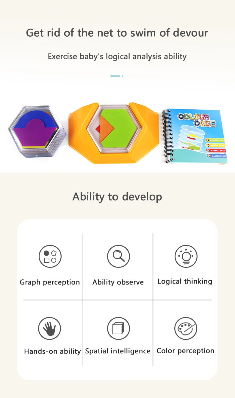 Spot Tangram 100 Challenge цветной код головоломка игра головоломка игрушка дети развивают логику игры пространственные навыки мышления игрушка