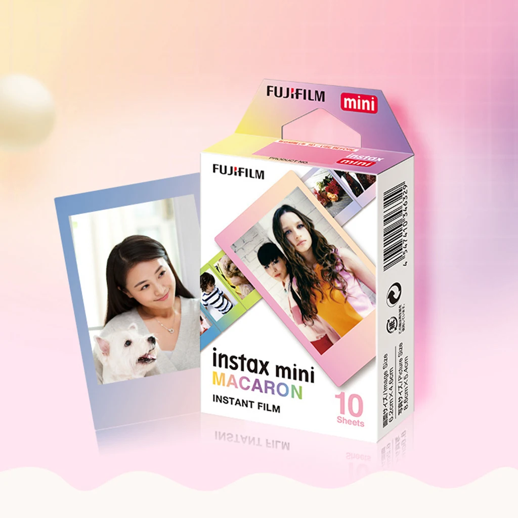 Fujifilm Instax mini 9 films for Fujifilm Instant Camera 7 8 25 50s 70 90 sp-1 sp-2 10 sheets Smartphone Photo Printer Macaron