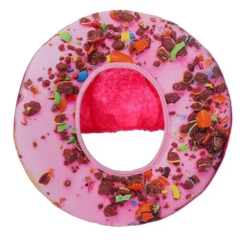 

1pc Donut Shaped Design Head Cover Cosplay Food Headgear Cute Party Head Cap Party Costumes Funny Headwear for Friends Family (P