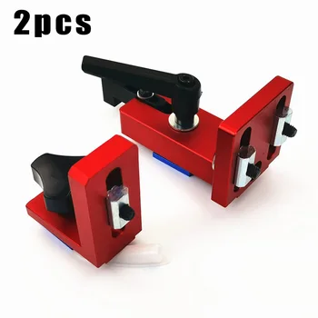 

2PCS/set 30/45 Type Miter Track Woodworking Tools Connector T-Slot Retainer Stop New Arrivals Accessories