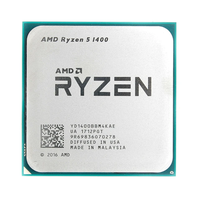 AMD Ryzen 5 1400 R5 1400 3.2GHz Quad-Core CPU Processor