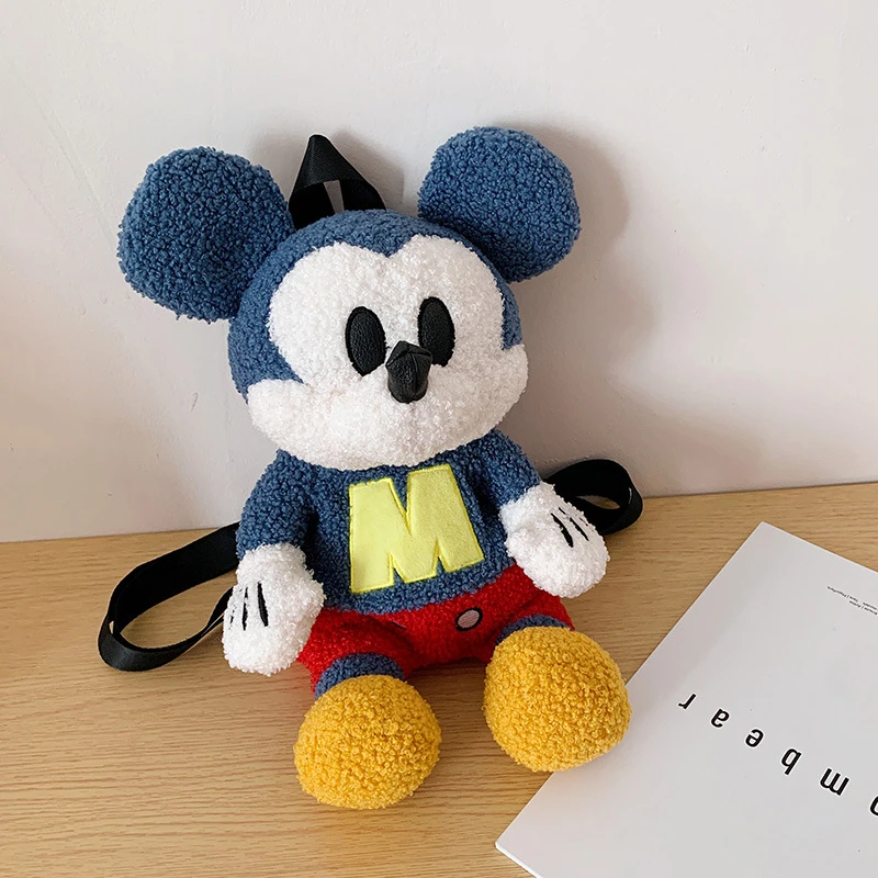 Disney плюшевый рюкзак игрушка с Микки Маусом Мышь принтом милой коровы на плечо