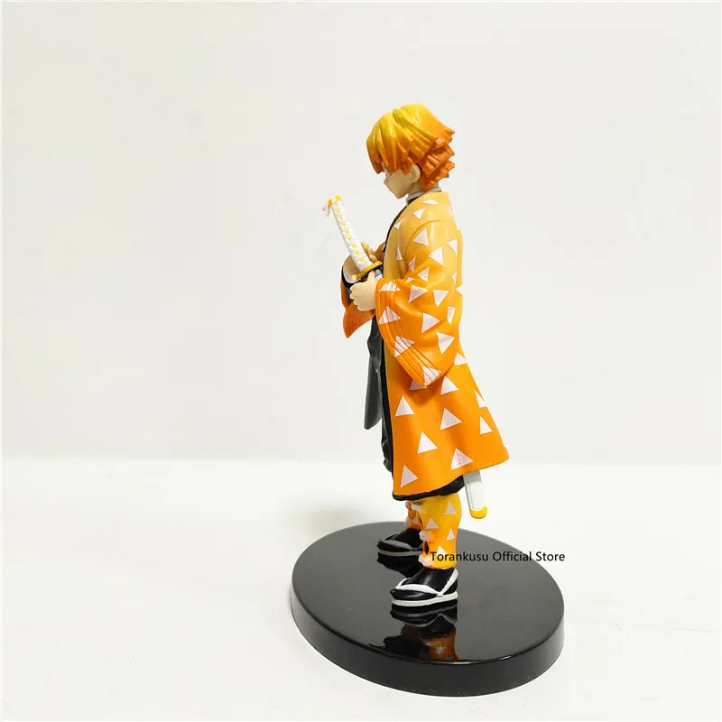 Demon Slayer Kimetsu no Yaiba Agatsuma Zenitsu Thunderclap and Flash Toy Figurine Anime Demon Slayer PVC Action Figure