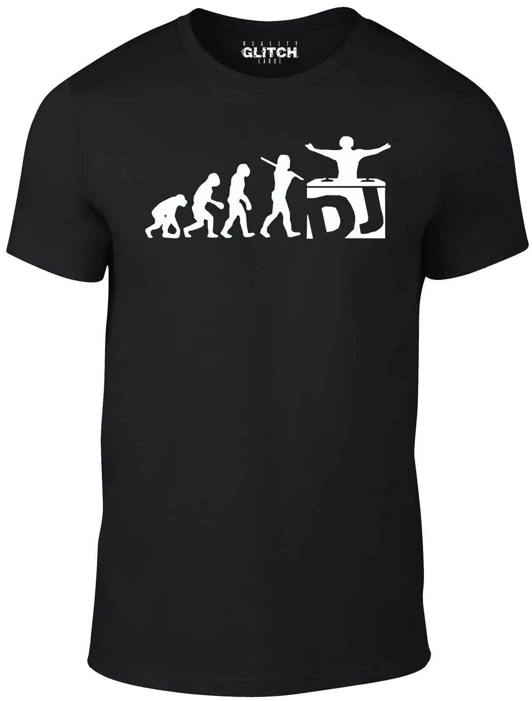 DJ Evolution T shirt - Funny T-shirt Music Mixing Djing Disk Jockey Turntable Cool Casual pride t men Unisex New Fashion | Мужская