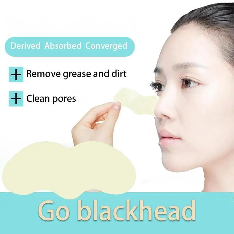 10 PCS Bamboo Charcoal Blackhead Remover Deep Nose Pore Cleasing Strip Nose Sticker Pig Nose Mask 5