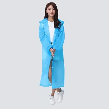 

Hiking Outdoor Long Travel Hooded Raincoat Adult Impermeable Rain Coat For Women Gabardina Hombre Rain Clothes Poncho L