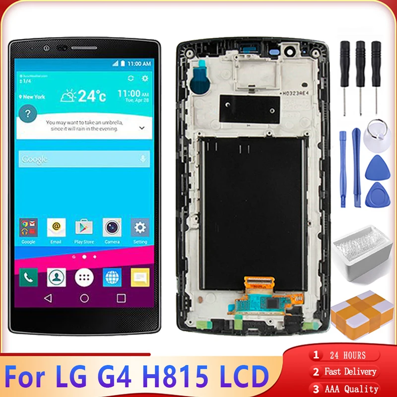 5.5&quot Original Screen For LG G4 H815 H810 VS986 LS991 LCD Touch Display Digitizer Assembly Replacment | Мобильные телефоны и