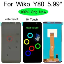 Shyueda – écran tactile LCD original, 100% pouces, pour Wiko Y80, nouveauté 5.99=