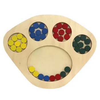 

Toddler Sorting Toys Matching Game Wooden Color Sorting Preschool Learning Toys Montessori Wooden Color Classification Learning