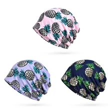 Дышащие эластичные шапочки, шапка, шарф с принтом листьев, защита от УФ-лучей, хлопковые шапки, горлышки, защита от солнца, наружные альпинистские кепки для бега