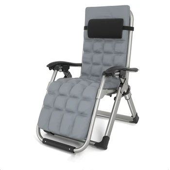 

Summer Recliner Folding Lunch Break Office Nap Chair Balcony Backrest Lazy Leisure Beach Portable Home Chair