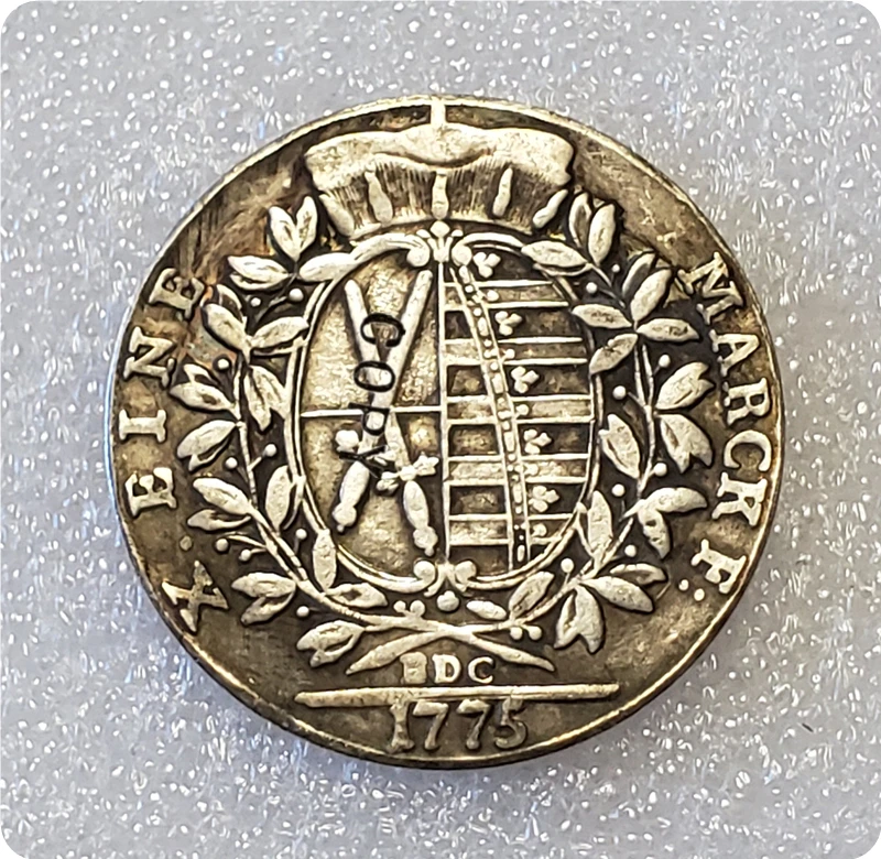1775 EDC Thaler немецкие Штаты Саксония копия монеты