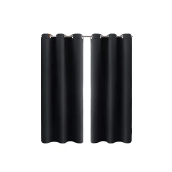 

2-Piece Set Blackout Curtains Bedroom Heat Insulation Room Curtains Heat Insulation Sunsn Blackout Curtains