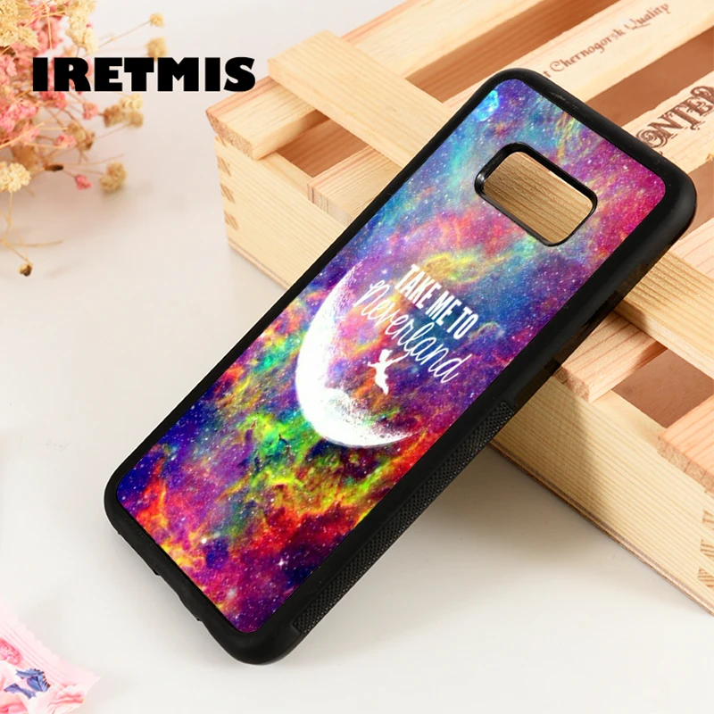 Iretmis S3 S4 S5 силиконовый чехол для телефона Samsung Galaxy S6 S7 S8 S9 edge plus Note 3 4 5 8 9 Take Me To Neverland