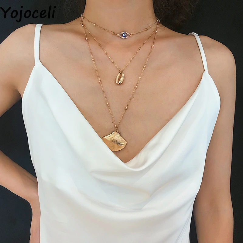 Yojoceli сексуальные пляжные крутые ожерелья кулоны ювелирные изделия Летняя