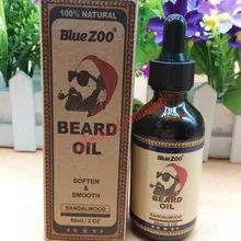 Синий ZOO натуральное масло для бороды смягчает Гладкий 60 мл