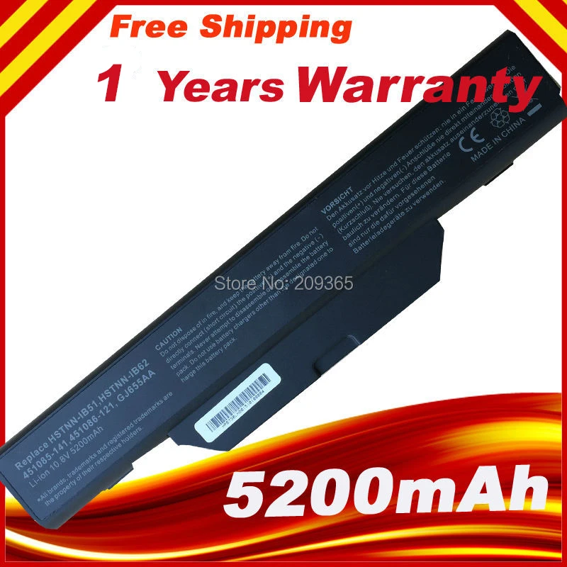 Batteria Compatibile Per HP Compaq 510 550 610 Series/Business Notebook 6720S 6730S 6730 6735S 6820S 6830S, Adatta P/N HSTNN-IB51 HSTNN-IB62 - Foto 6