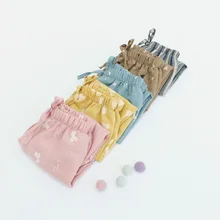 Мужские и женские детские штаны г. Летние новые стильные детские противомоскитные штаны Детский фонарь, брюки универсальная Детская Хлопковая одежда