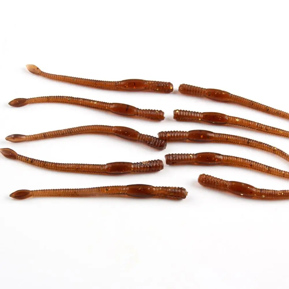 5pcs/Lot 80mm Sandworms Soft Plastic Worm Fishing Lure 60mm Saltwater Artificial Bait Catfish Carp Bass Wobblers Swimbaits | Спорт и