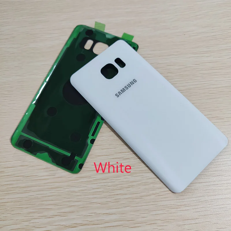 samsung Galaxy Note5 Примечание 5 задняя Батарея крышка 3D Стекло Корпус Крышка для samsung Примечание 5 дверь задняя крышка чехол Замена - Цвет: White