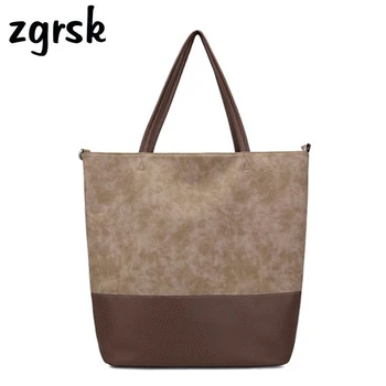 

Designer Large Tote Bag Fashion Pu Leather Women Handbag Shoulder Bags For Women 2020 Fashion Patchwork Ladies Hand Bags