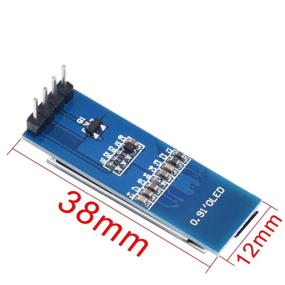 TZT 0,91 дюймовый O светодиодный модуль 0,9" Белый Синий O светодиодный 128X32 O светодиодный ЖК-дисплей 0,91" IIC