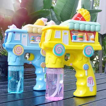 

2020 New Style Girl Ice Cream Bubble Mechine Light Music Adult Bubble Machine Toy Automatic Bubble Blowing Machine Bubble Set