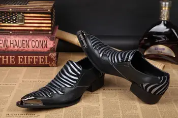 

Zapatillas Hombre Casual Loafers Men Genuine Leather Japanese Style Pointed Steel Toe Shoes Man Loafer Full Grain Leather Rubber