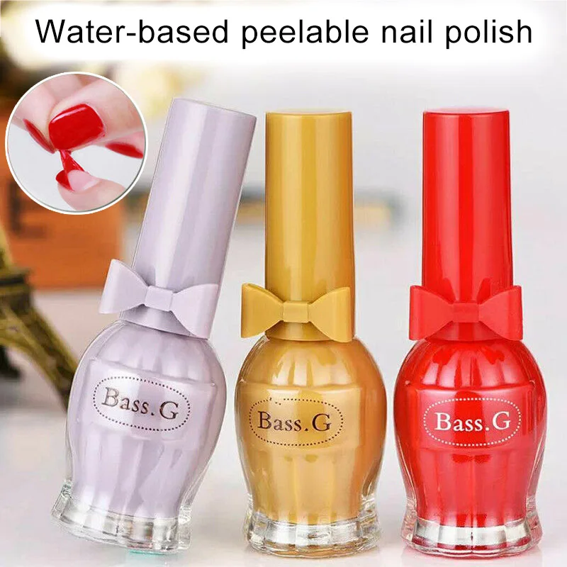 3 pcs Хит, 3 шт., отшелушивающий лак для ногтей, Водопроницаемый, чистый, дышащий, нетоксичный лак для ногтей CUN 668 - Цвет: 3 pcs